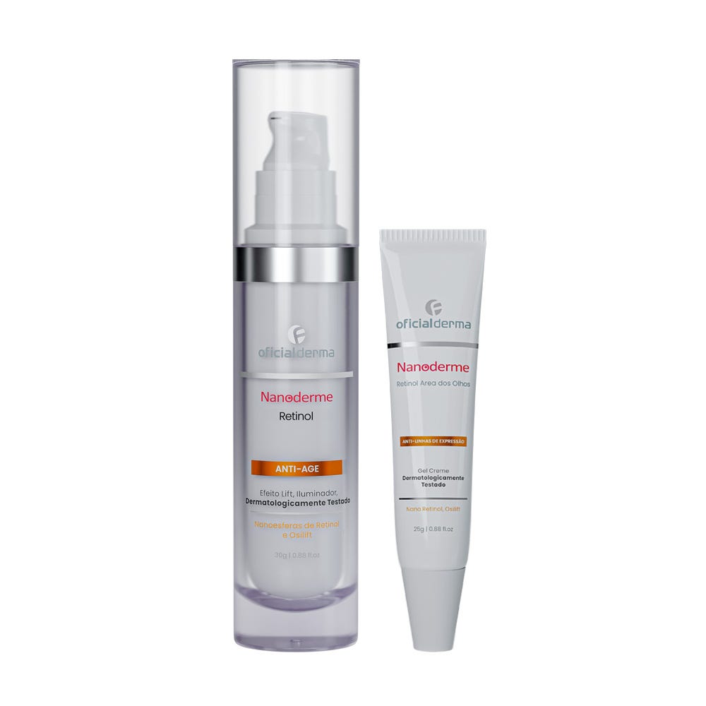 S&eacute;rum Anti-idade Facial Retinol Osilift + &Aacute;rea dos Olhos | Nanoderme