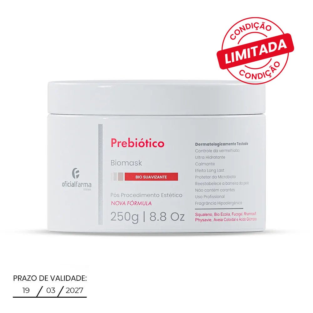 Máscara Facial Prebiótico BioMask