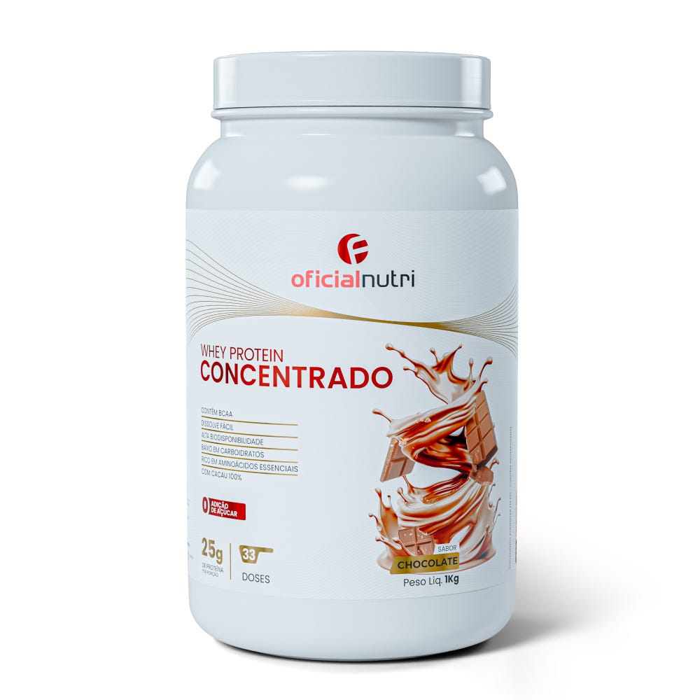 Whey Protein Concentrado 1KG Chocolate