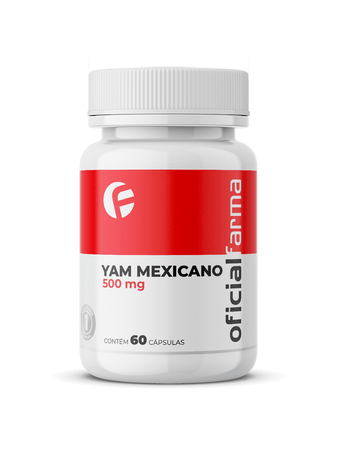 Yam Mexicano (Inhame Selvagem) 500mg 60 Cápsulas