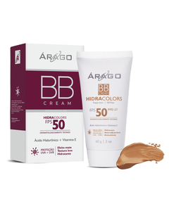 BB Cream FPS 50  Protetor Solar Tonalizante com Ácido Hialurônico   - Bronze 60g