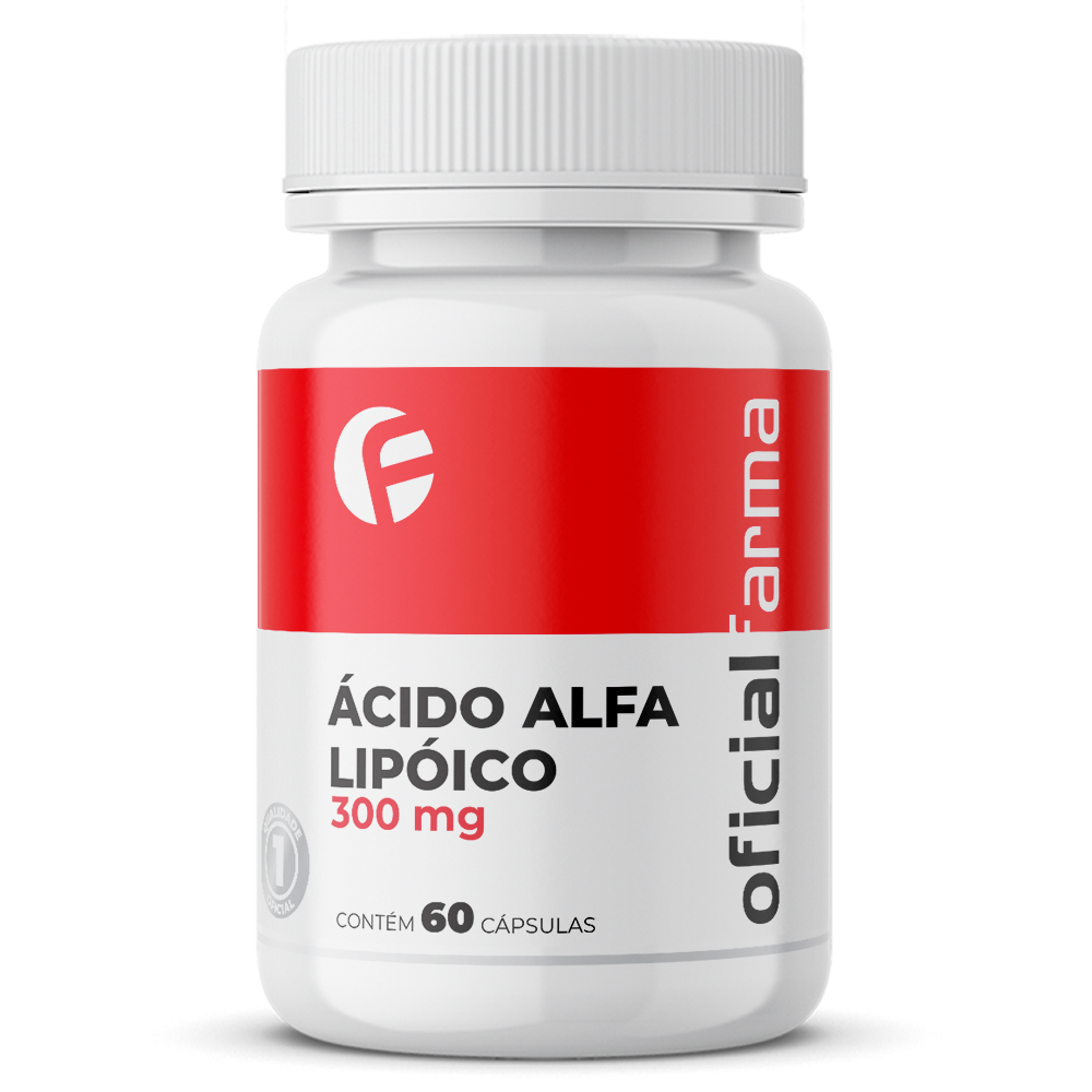 Ácido Alfa lipóico 300Mg 60 Caps | OficialFarma - Saúde e Energia