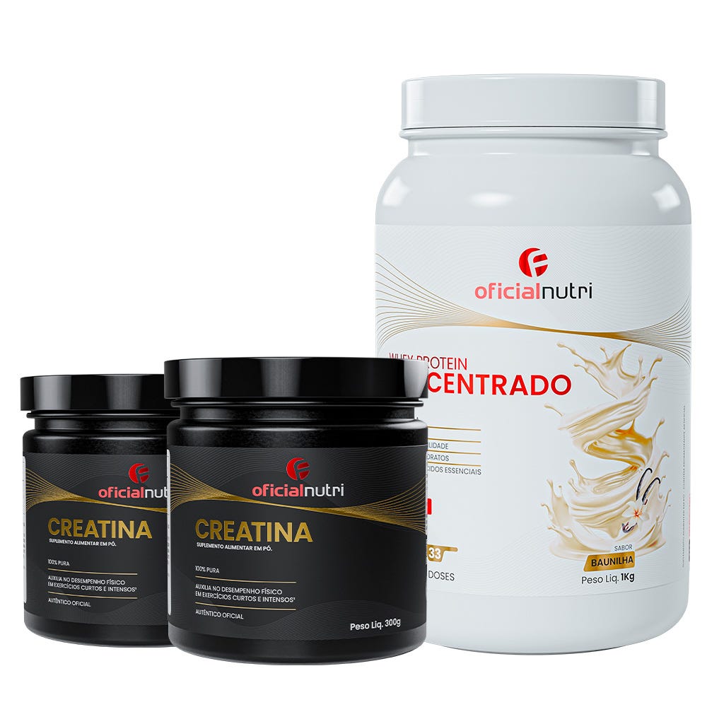 Whey Protein Concentrado + 2 Creatina 300g