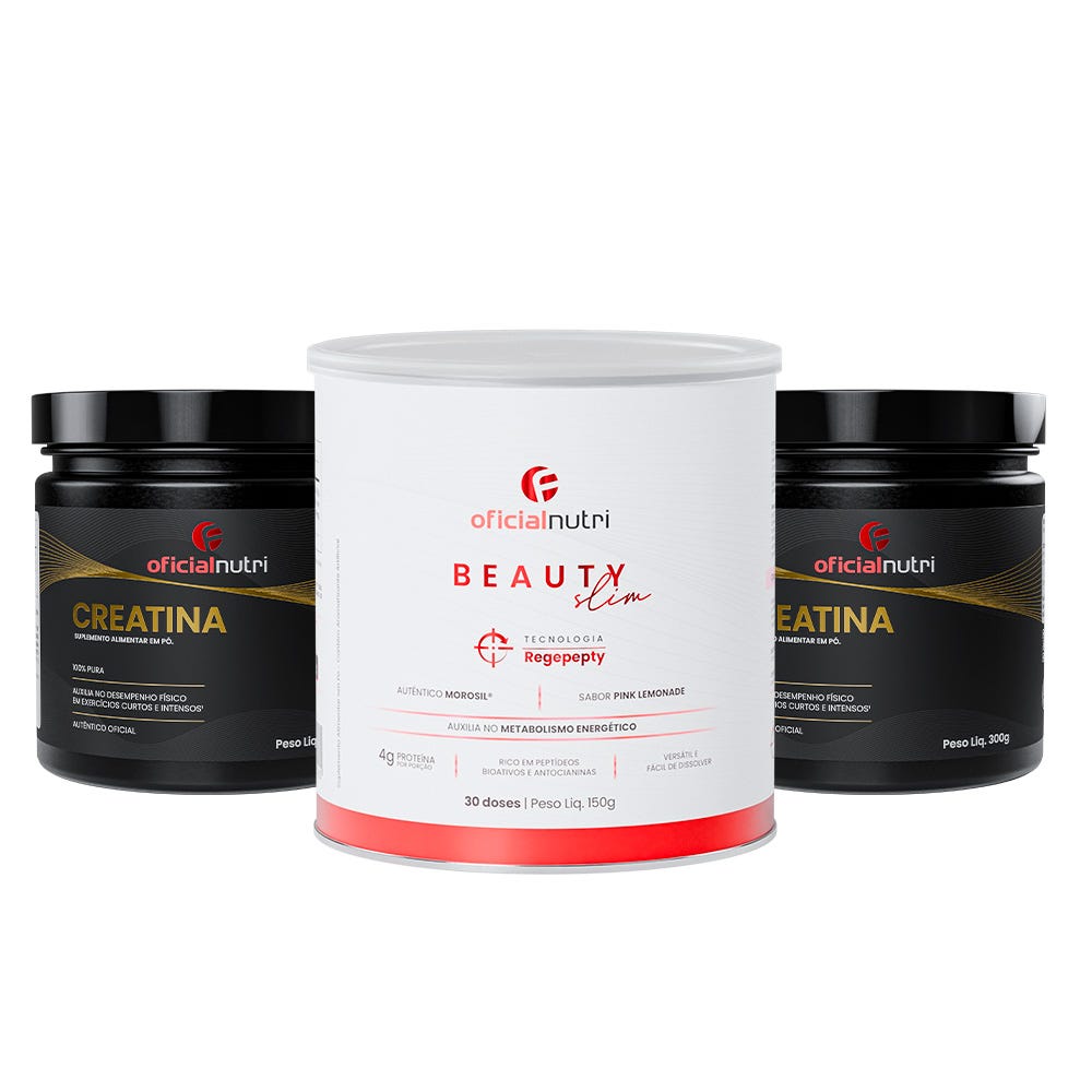Combo 2 Creatina 300g + Beauty Slim