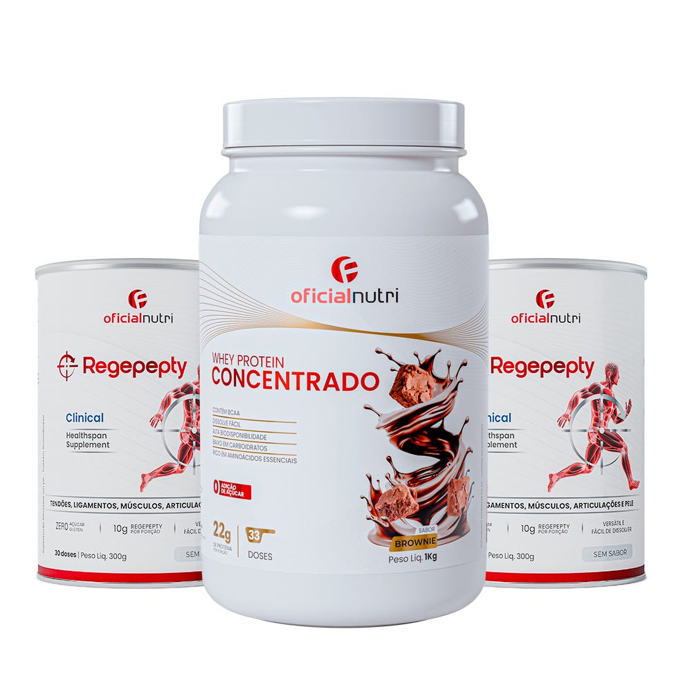 Whey Protein Concentrado + 2 Regepepty Clinical