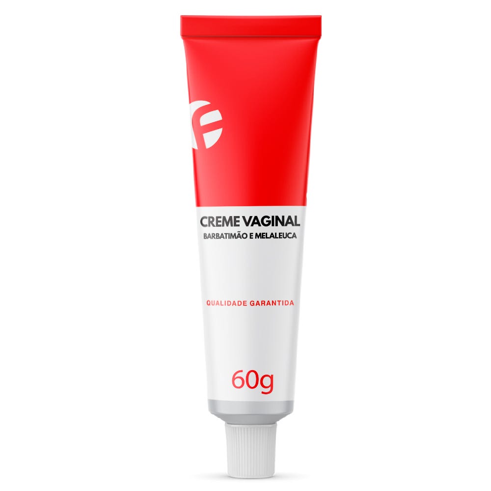 Creme Vaginal de Barbatim&atilde;o e Melaleuca 60g