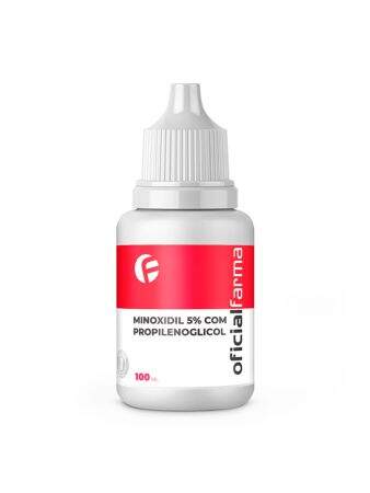 Minoxidil 5% Com Propilenoglicol 100Ml - Loção Capilar