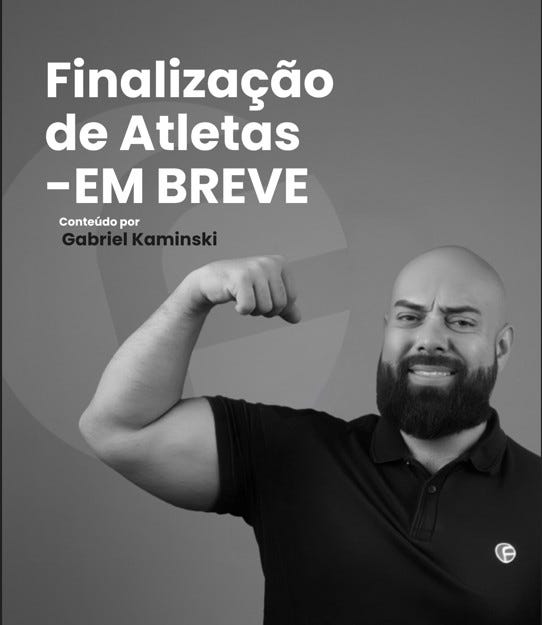 CURSO - FINALIZA&Ccedil;&Atilde;O DE ATLETAS