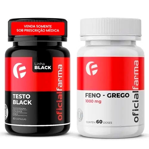 Pack Testosterona - Testo Black + Feno Grego