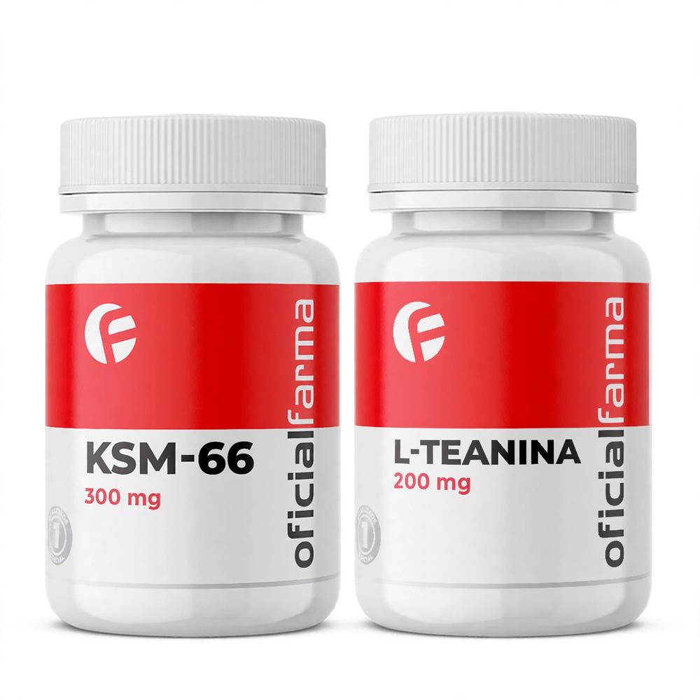 KSM-66 e L-Teanina 200mg