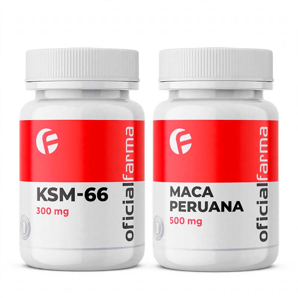 KSM-66 e Maca Peruana 500mg