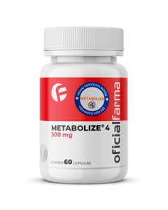 Metabolize® 4 500mg 60 Cápsulas com Selo de Autenticidade