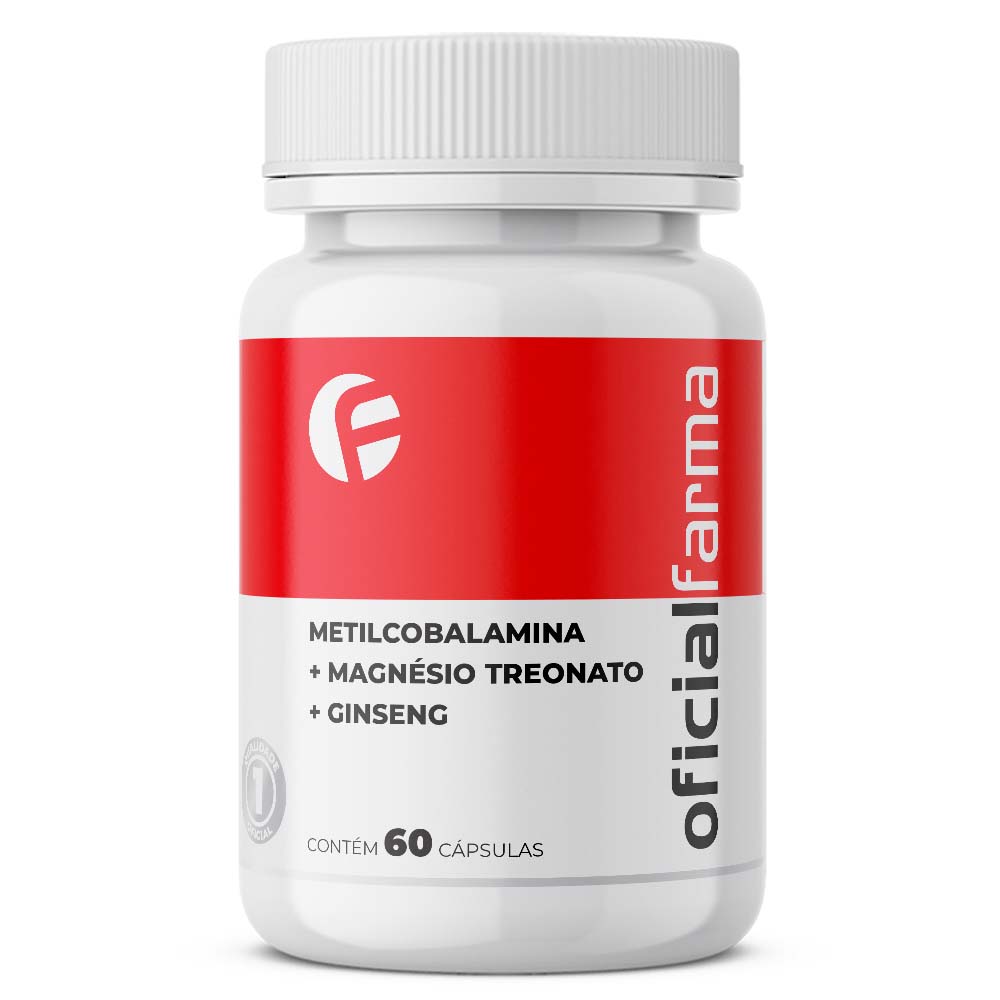 Metilcobalamina, Magn&eacute;sio Treonato e Ginseng
