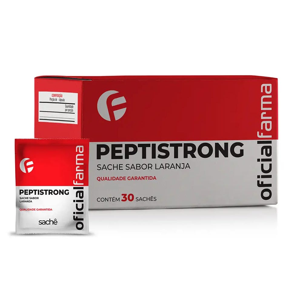 Peptistrong 2,4g 30 Sachês-Laranja