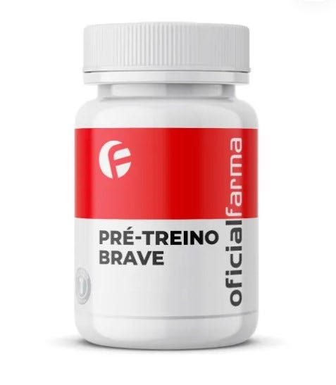 Pr&eacute;-Treino Brave 60 C&aacute;psulas By Gabi Dezan (Influenciadora)