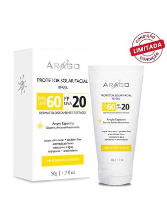 Protetor Solar Facial Bi-gel FPS 60 50g
