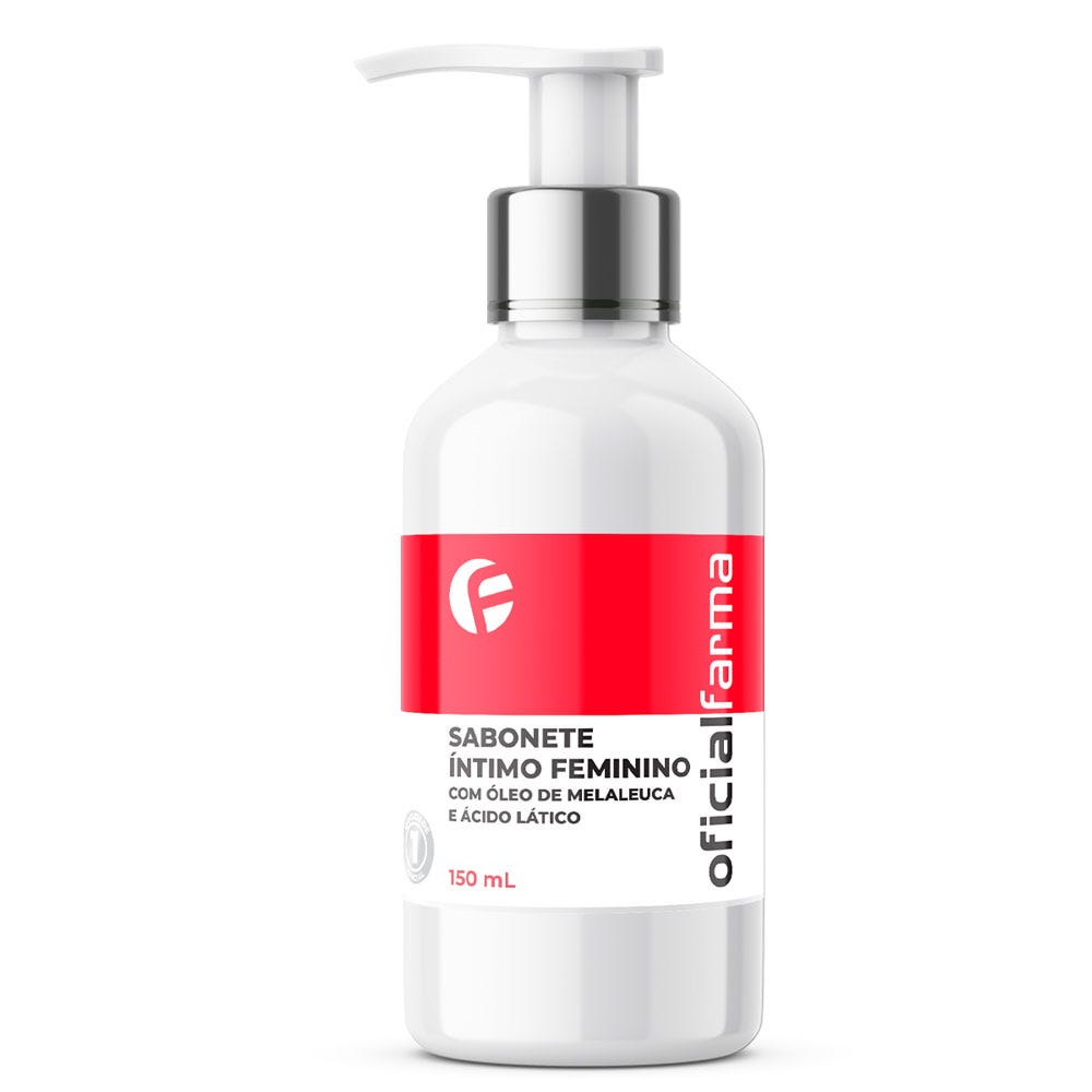 Sabonete Íntimo Feminino Com Óleo de Melaleuca e Ácido Lático 150mL