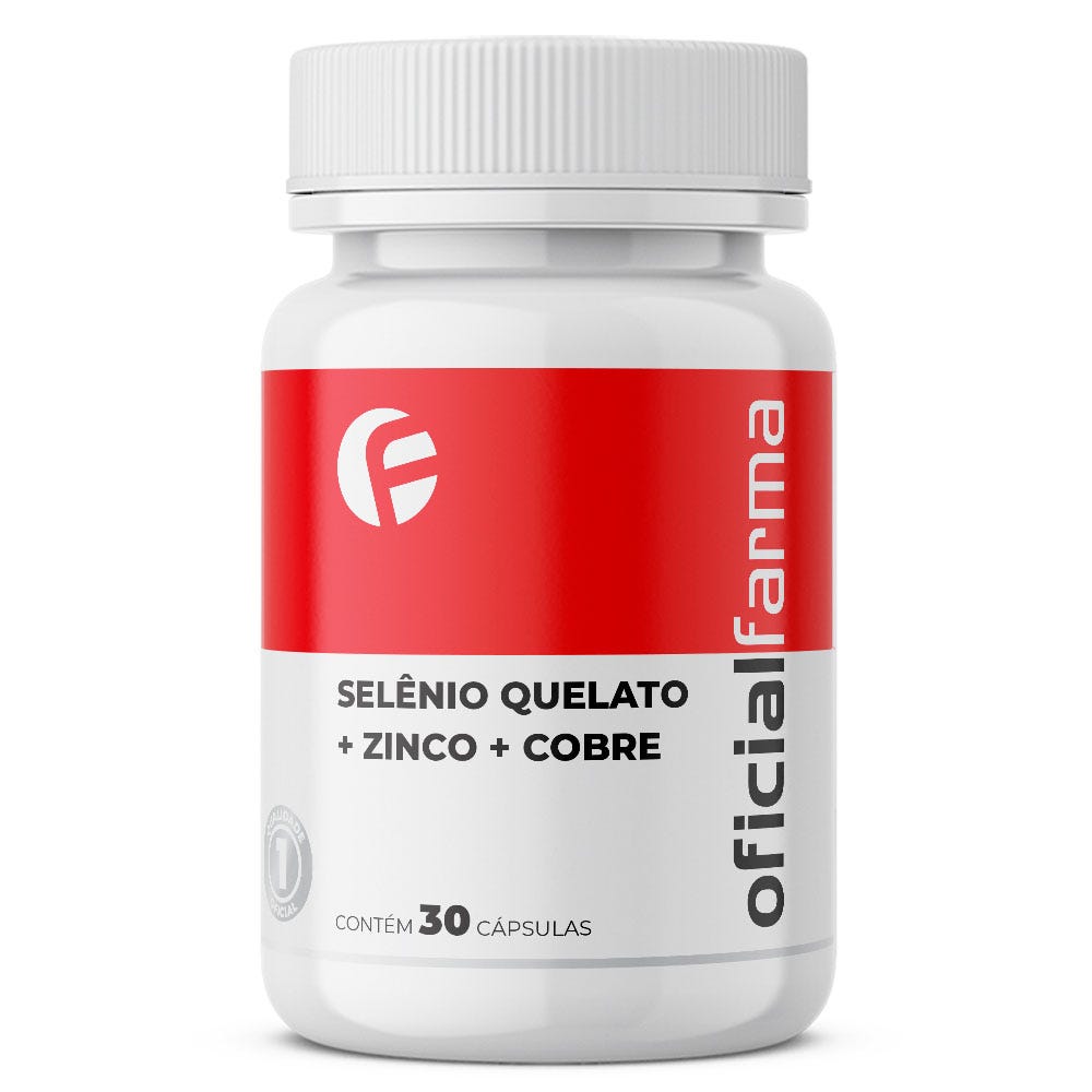 Sel&ecirc;nio Quelato Zinco Cobre