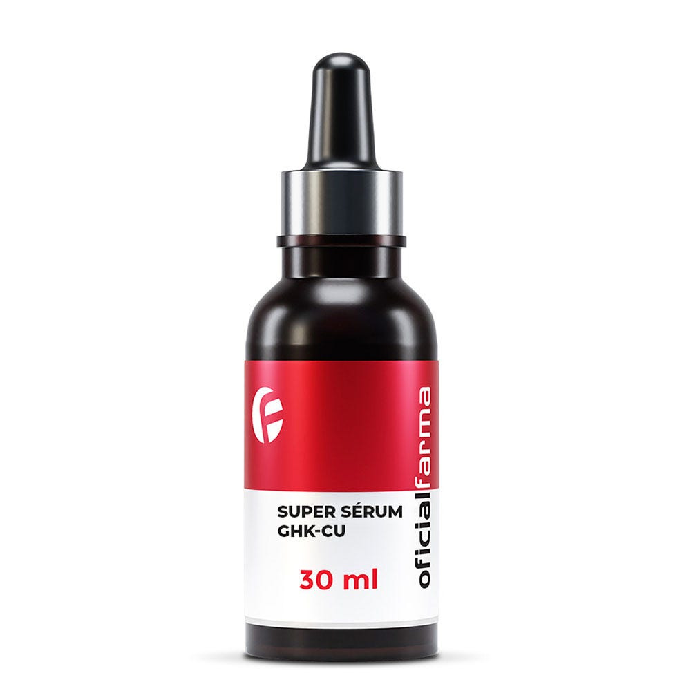 Super Sérum Facial GHK-Cu 5% Peptídeo de Cobre 30mL