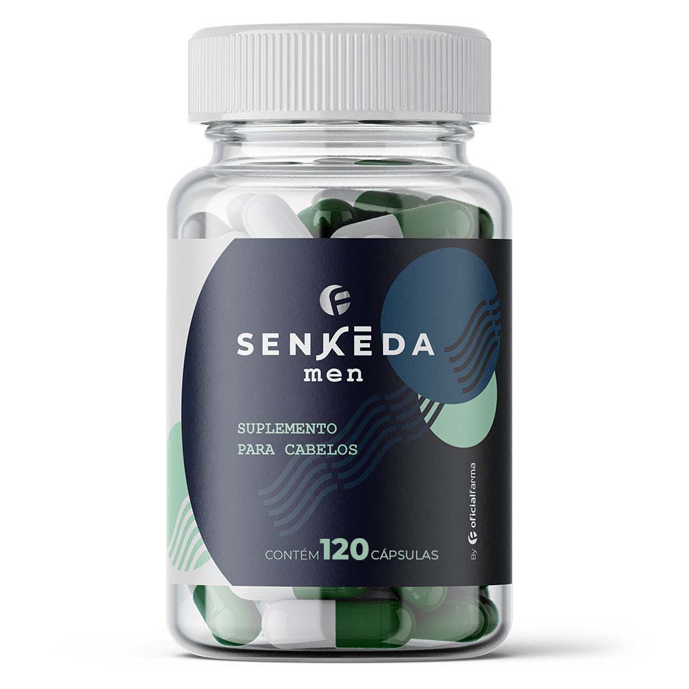 Suplemento para Cabelo Men 120 Cápsulas SENKEDA 