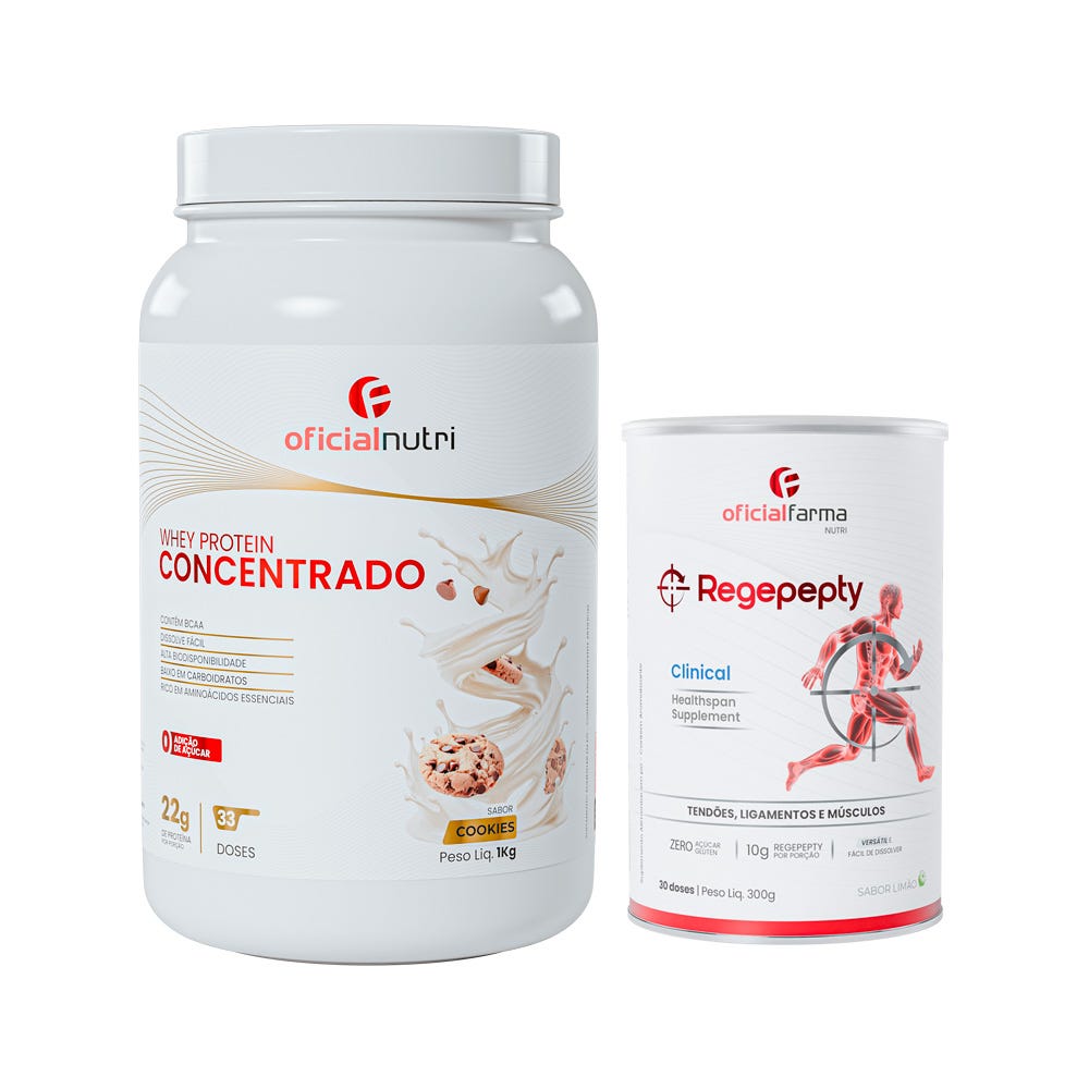 Whey Protein Concentrado Cookies + Regepepty Limão
